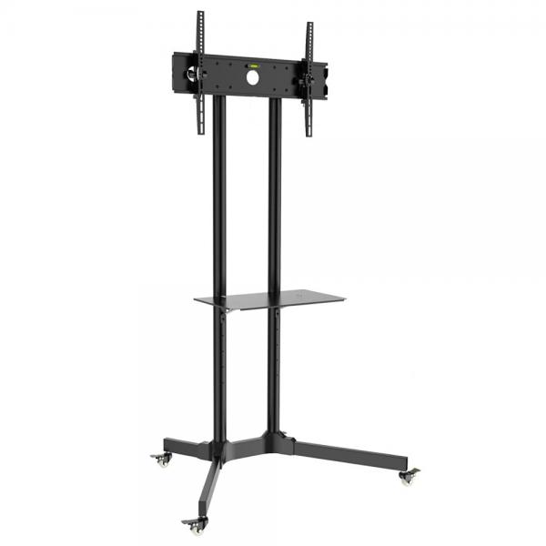 Techly Supporto A Pavimento Con Mensola Trolley Tv Lcd/led/plasma 30-65 [icA-Tr6] (techly IcA-Tr6 TV-Beslag 165,1 Cm [65)