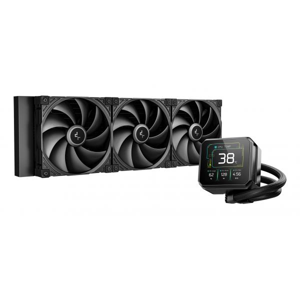 Deepcool Spartacus 420 Processore Kit Di Raffreddamento A Liquido 14 Cm Nero (deepcool Spartacus 420 Liquid Cpu Cooler, Triple 120mm Argb Fans, Anti-