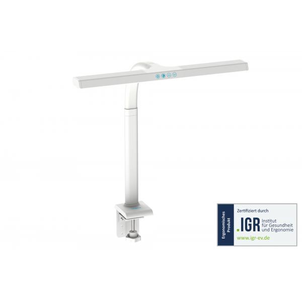 Led Desklamp 50cm 1025lm 7w Wht - White