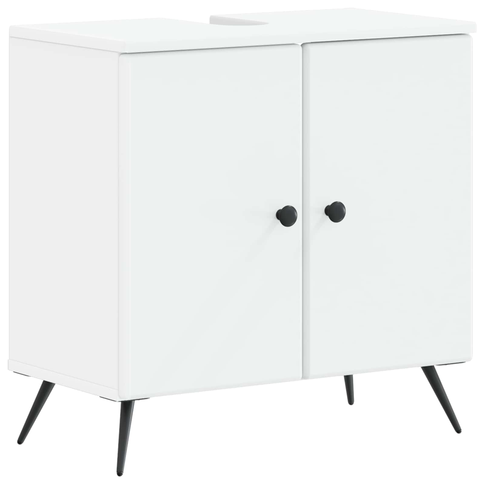 Armadio Per Lavabo Da Bagno Breda Bianco 59,5 X 31,5 X 59 cm