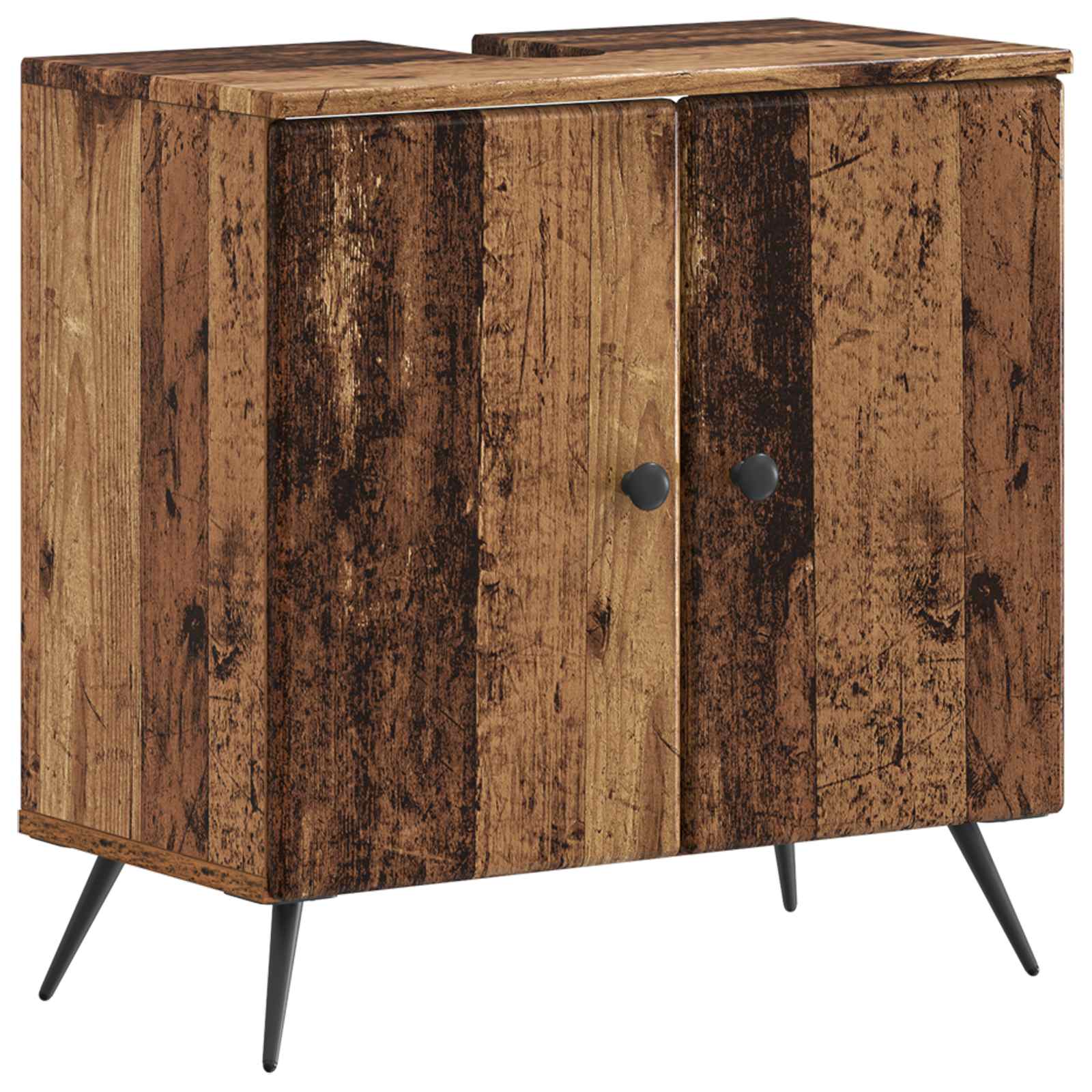 Armadio Per Lavabo Da Bagno Breda Legno Antico