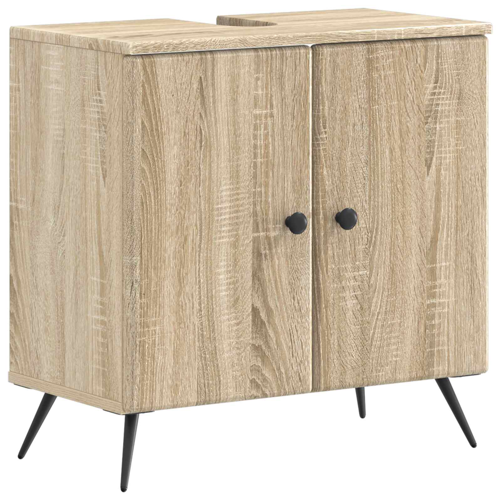 Armadio Per Lavabo Da Bagno Breda Rovere Sonoma