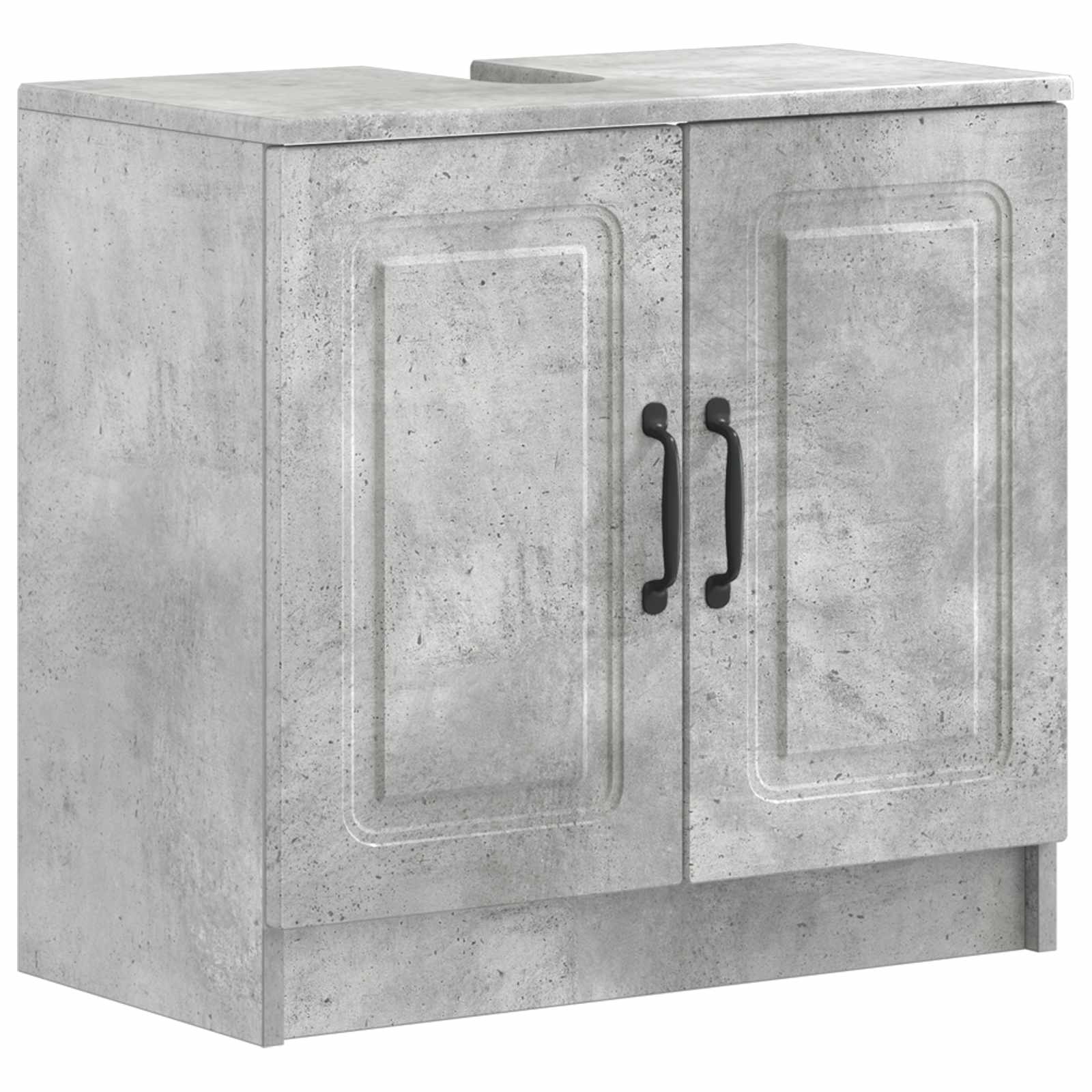 Armadio Per Lavabo Da Bagno Utrecht Grigio Cemento
