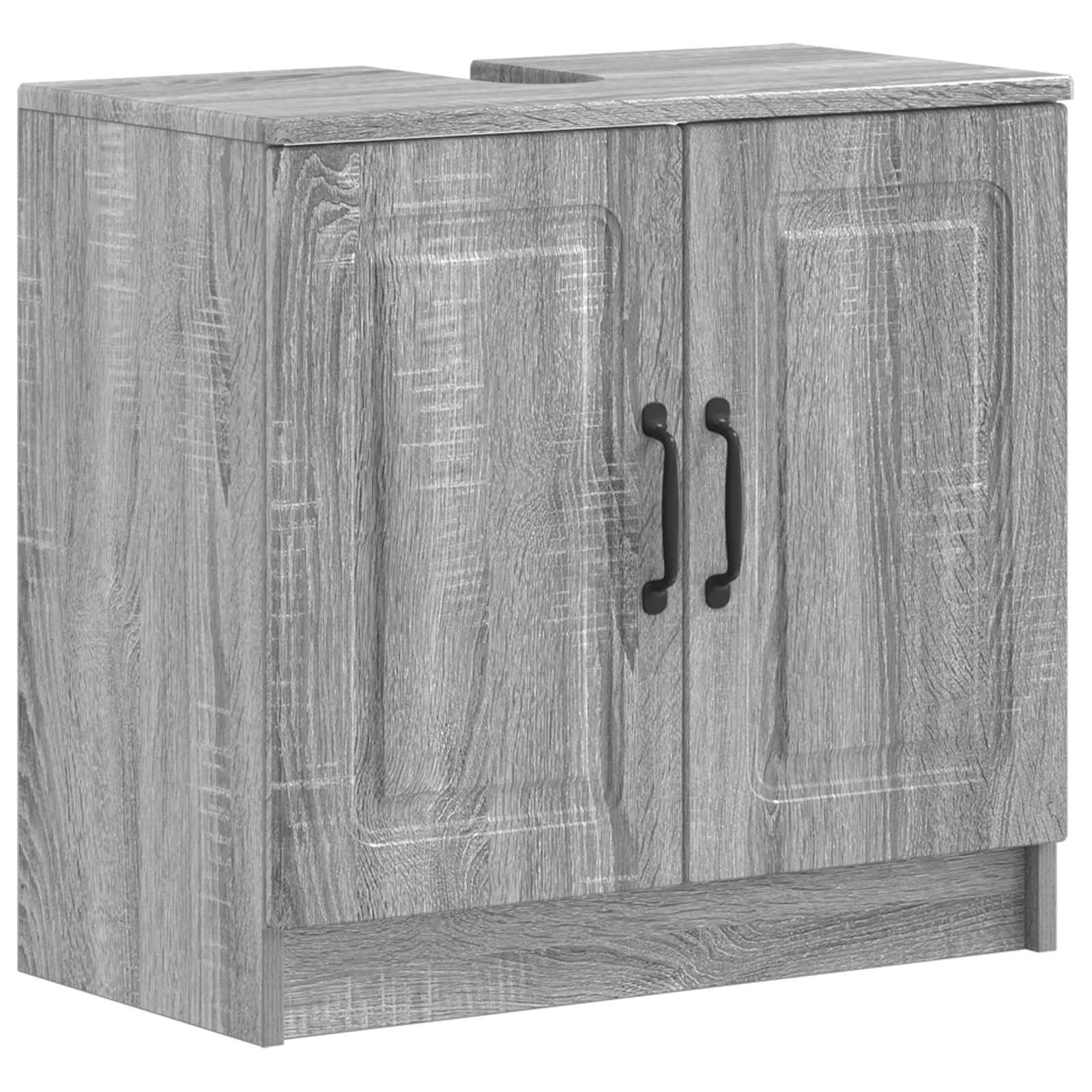 Armadio Per Lavabo Da Bagno Utrecht Sonoma Grigio
