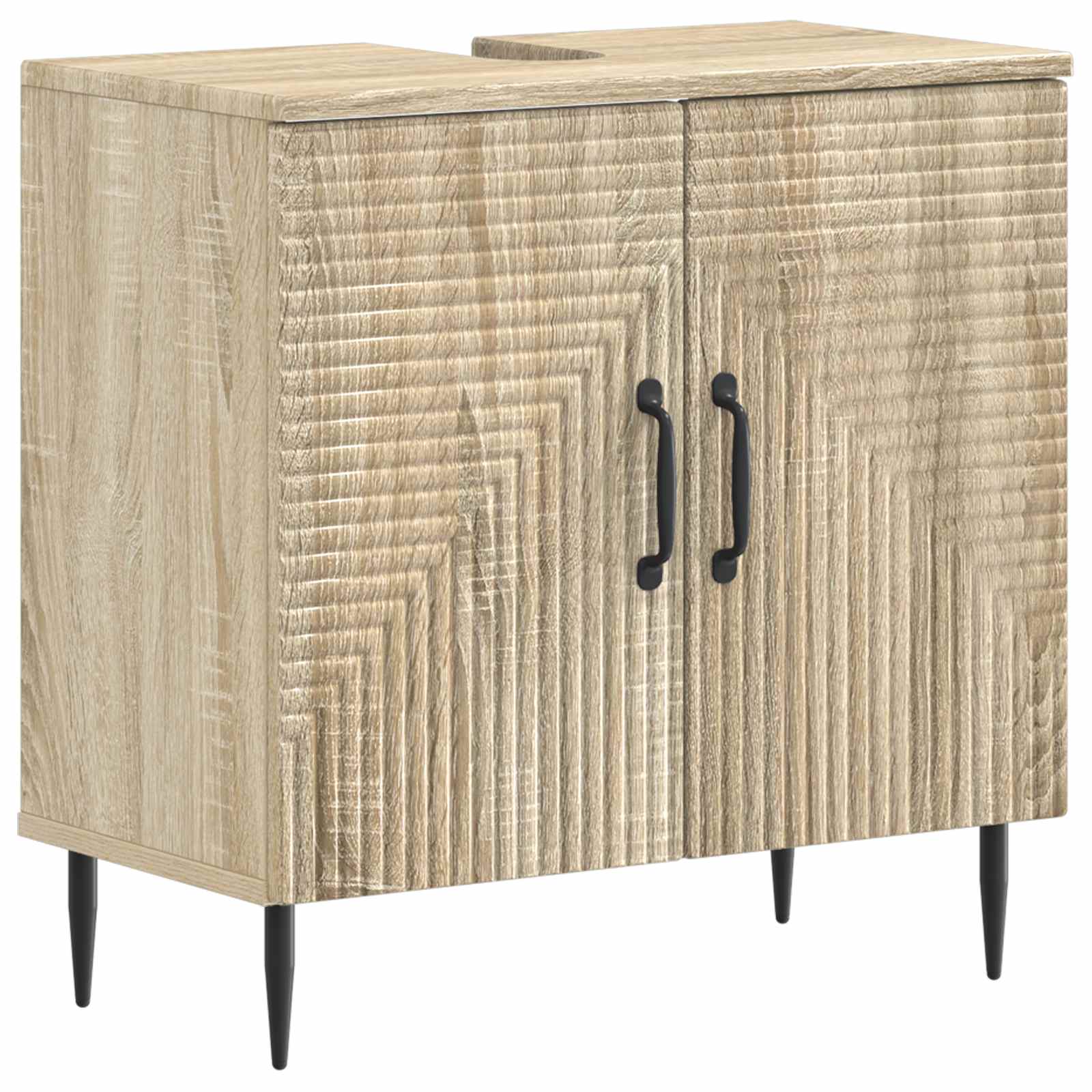Armadio Per Lavabo Da Bagno Haarlem Rovere Sonoma