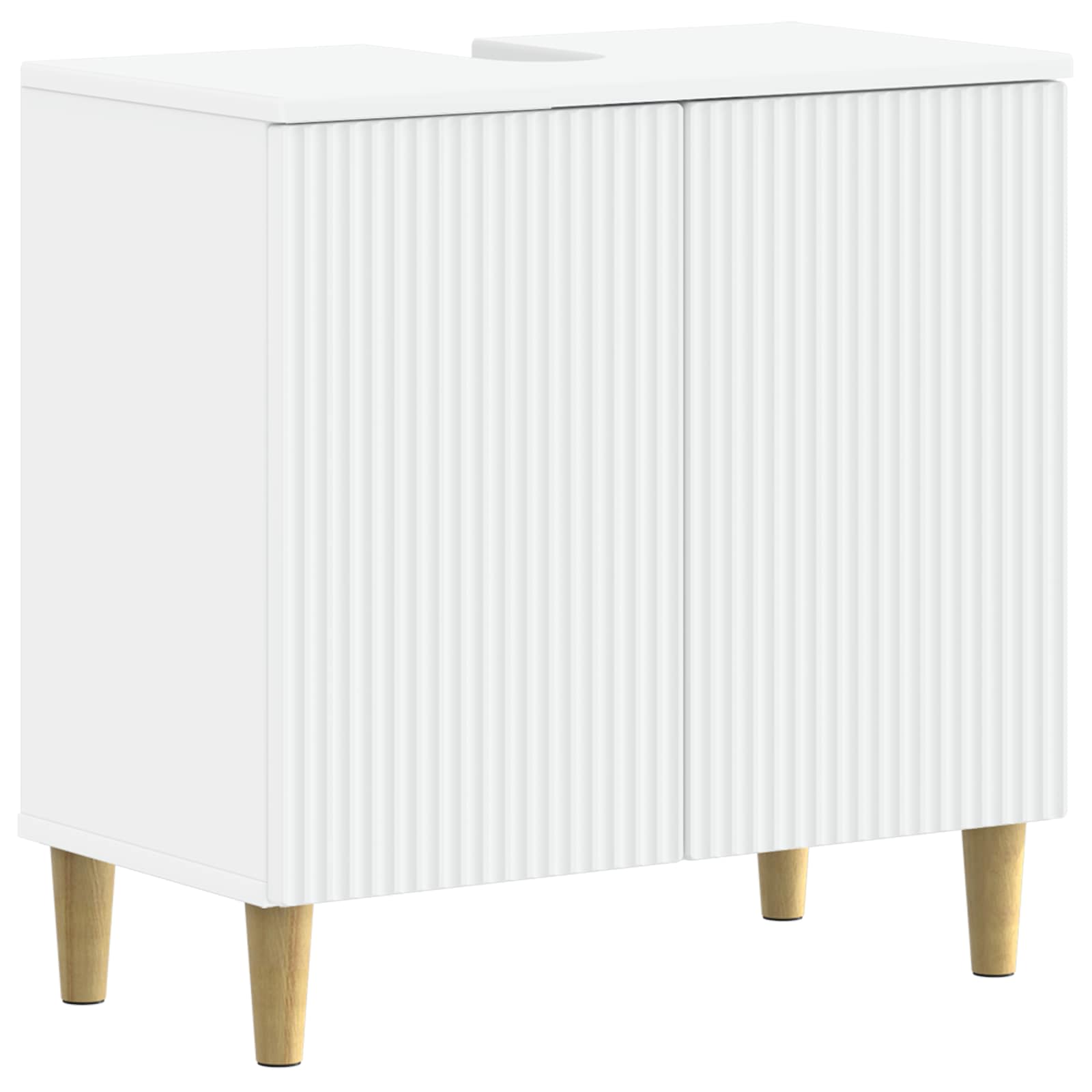 Armadio Per Lavabo Da Bagno Arnhem Bianco 59,5 X 31,5 X 59 cm