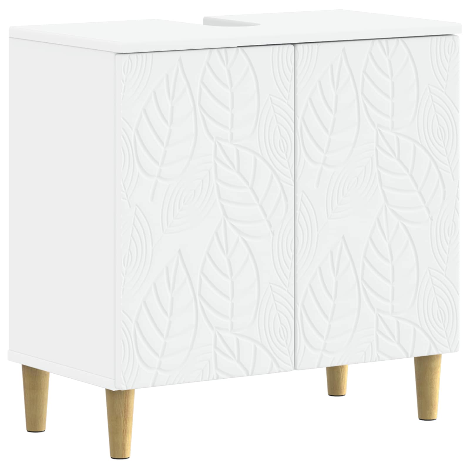 Armadio Per Lavabo Da Bagno Delft Bianco 59,5 X 31,5 X 59 cm