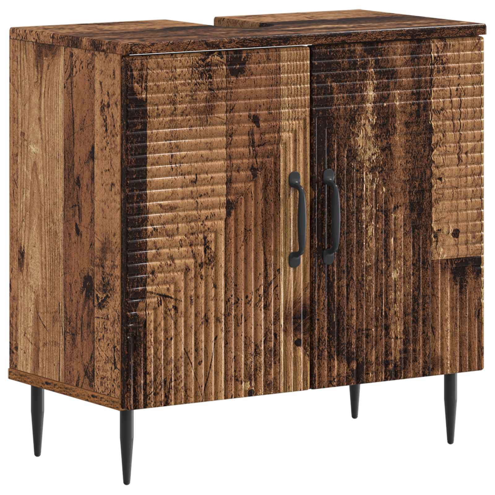 Armadio Per Lavabo Da Bagno Haarlem Legno Antico