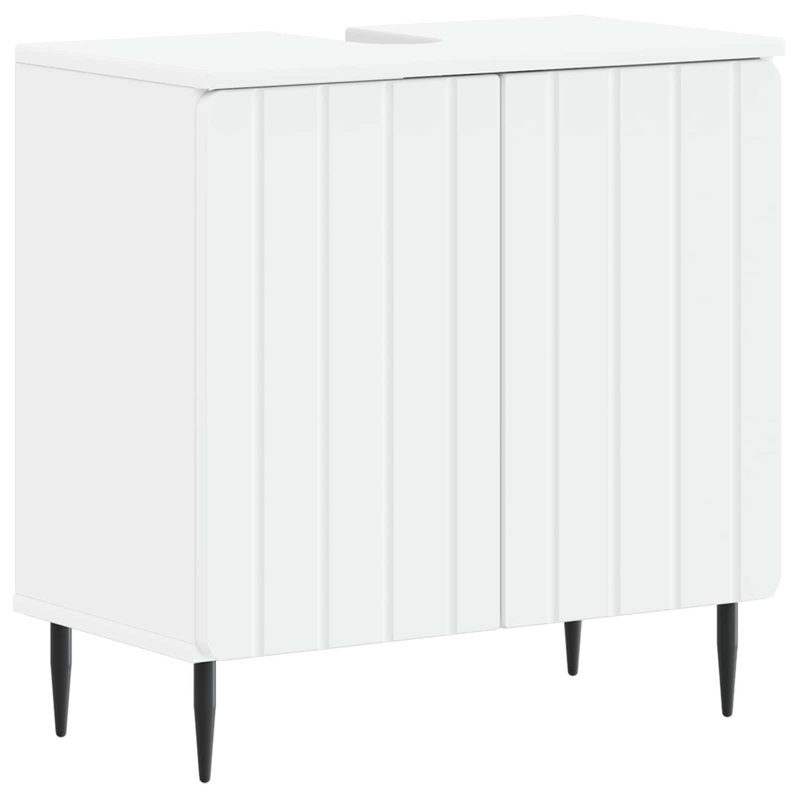 Armadio Per Lavabo Da Bagno Zwolle Bianco 59,5 X 31,5 X 59 cm