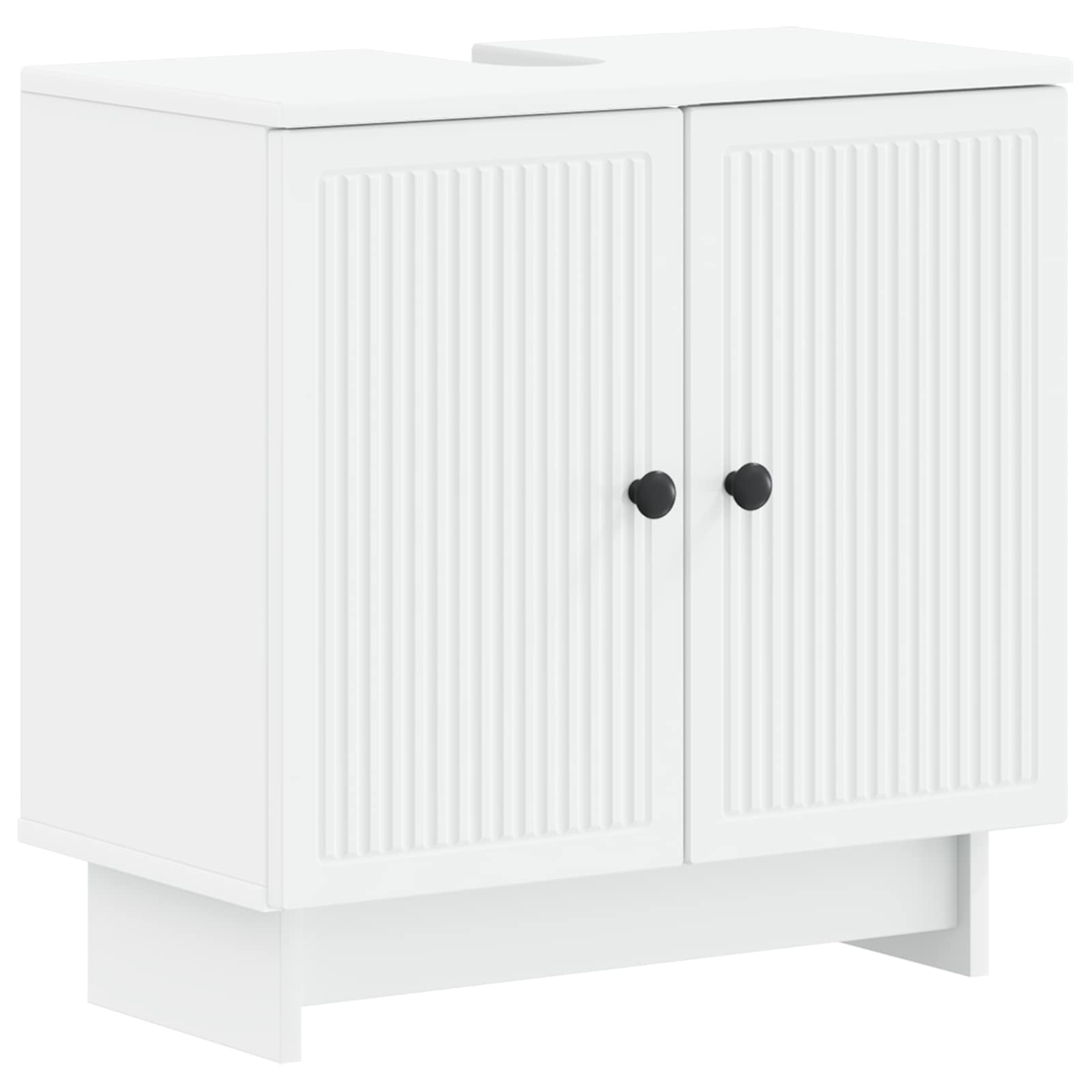 Armadio Per Lavabo Da Bagno Utrecht Bianco 59,5 X 31,5 X 59 cm
