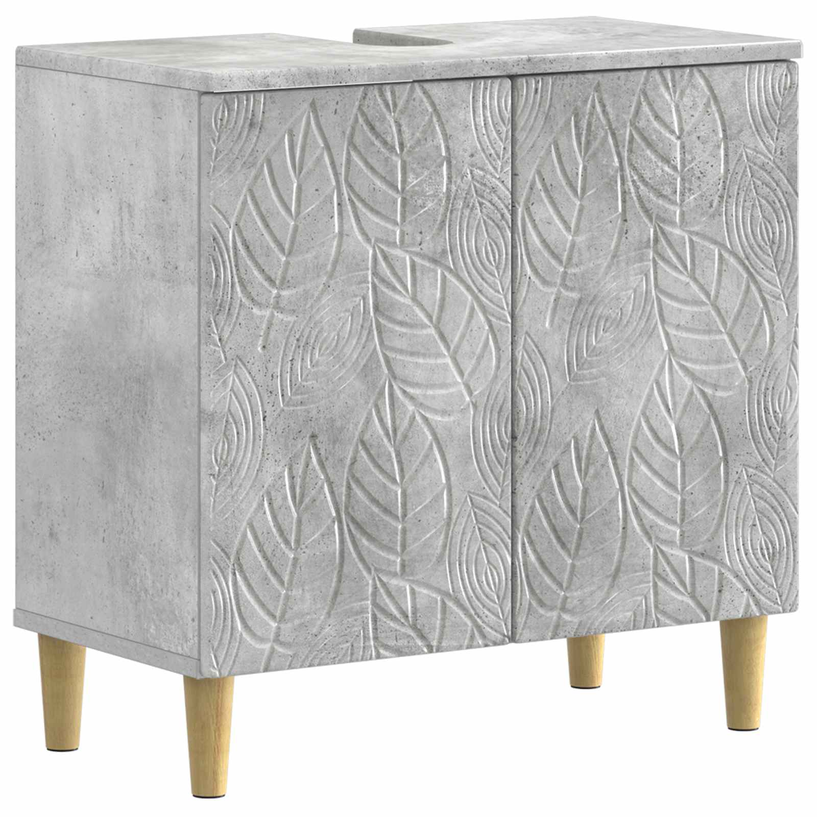 Armadio Per Lavabo Da Bagno Delft Grigio Cemento