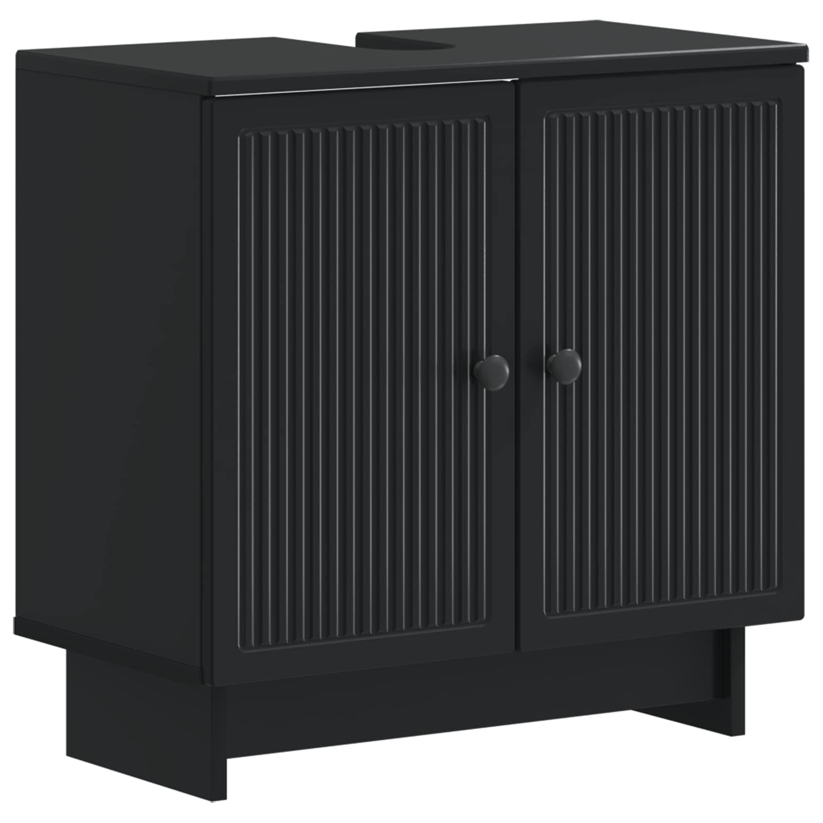 Armadio Per Lavabo Da Bagno Ede Nero 59,5 X 31,5 X 59 cm