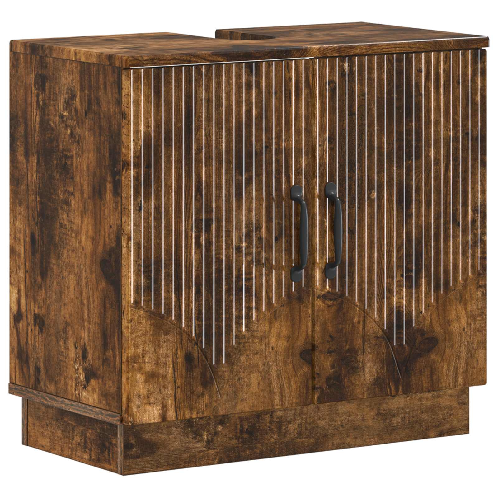 Armadio Per Lavabo Da Bagno Hoorn Rovere Fumo