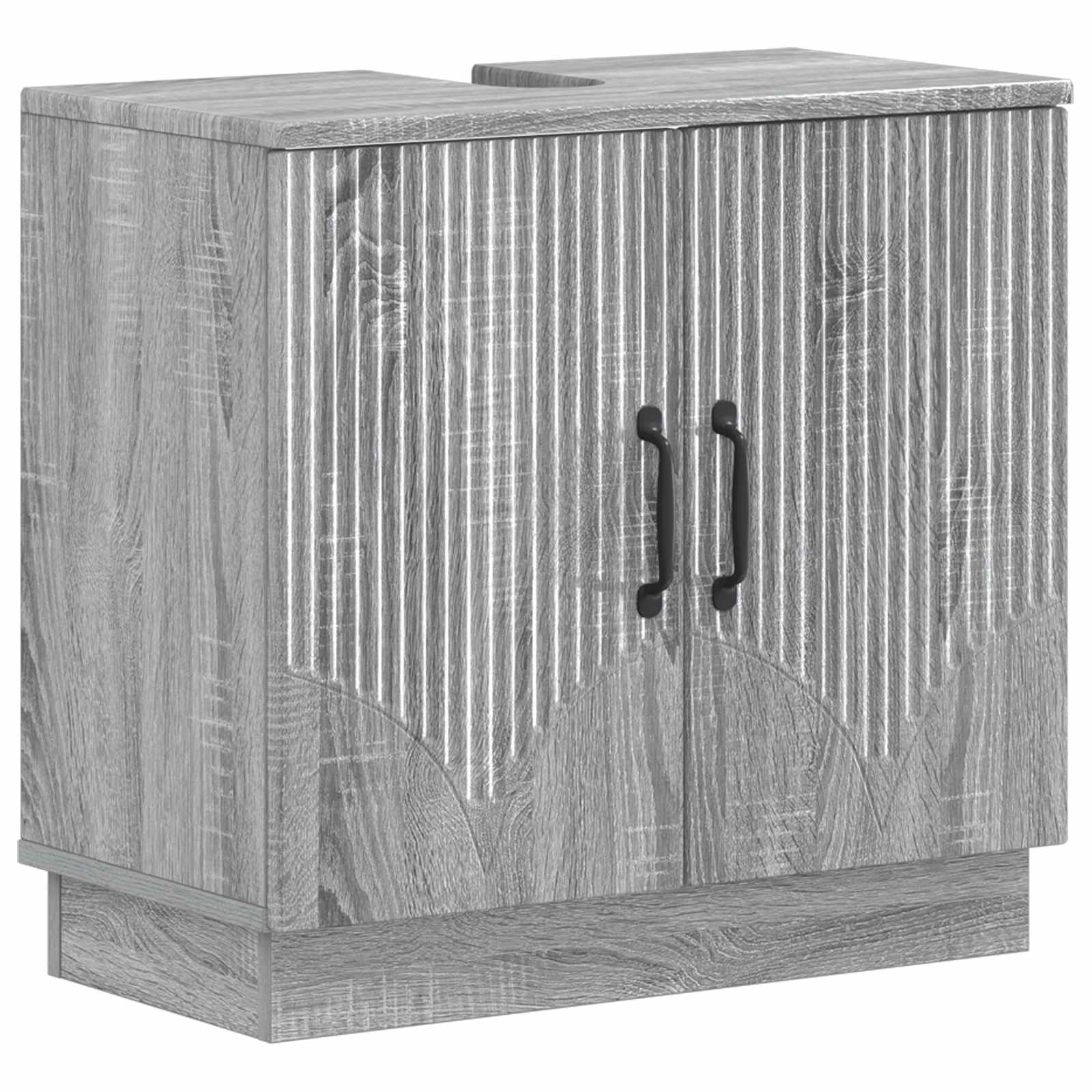 Armadio Per Lavabo Da Bagno Hoorn Sonoma Grigio