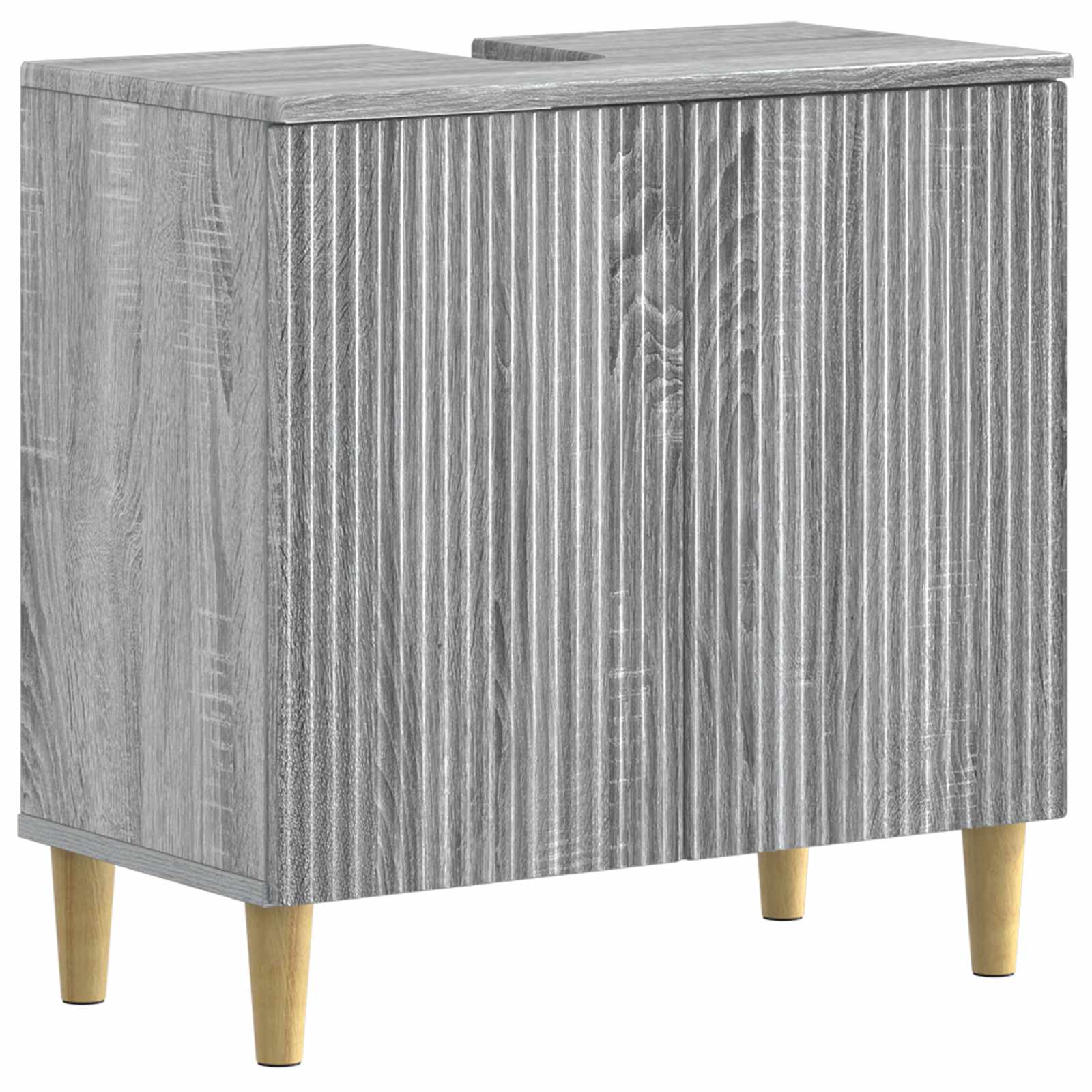 Armadio Per Lavabo Da Bagno Arnhem Sonoma Grigio