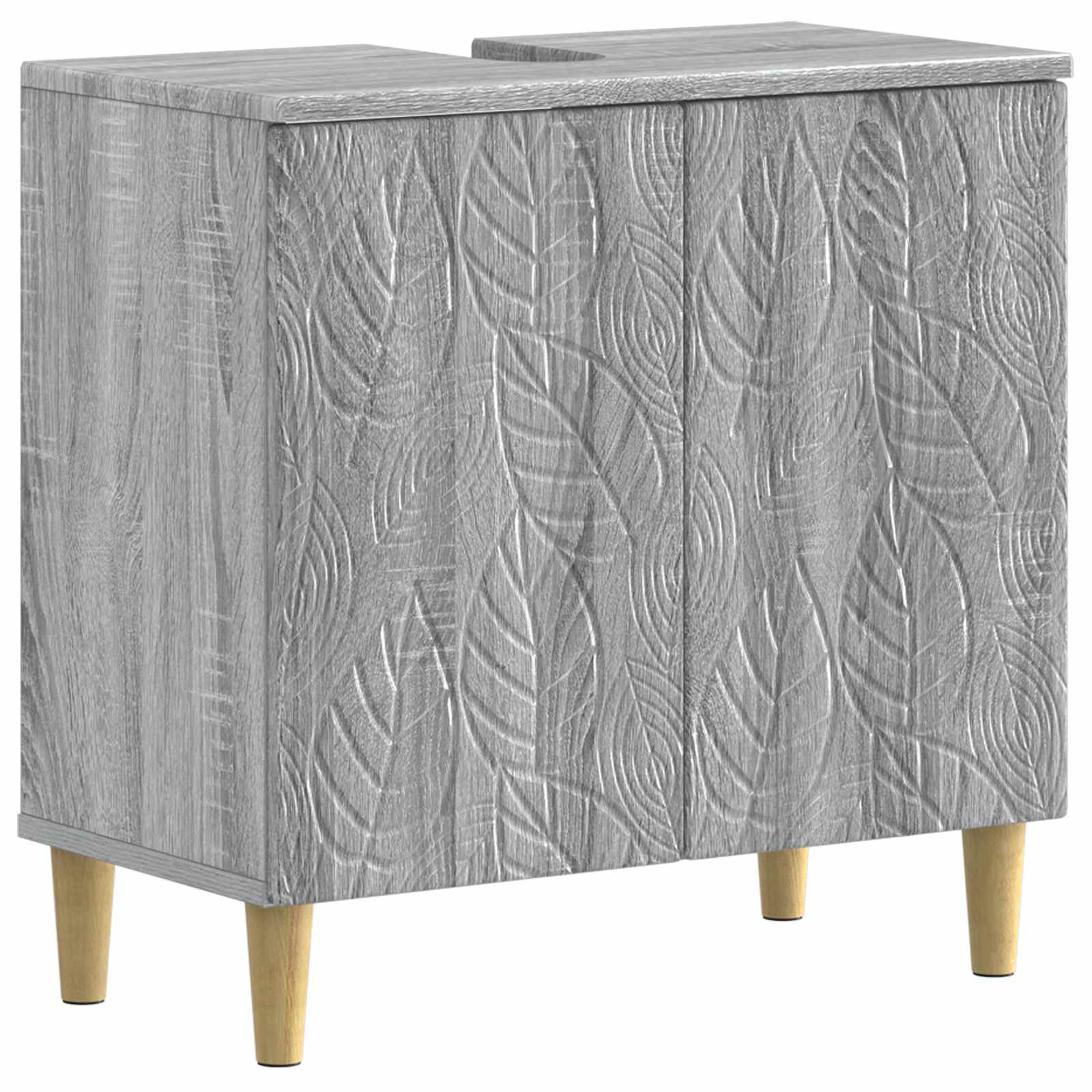 Armadio Per Lavabo Da Bagno Delft Sonoma Grigio