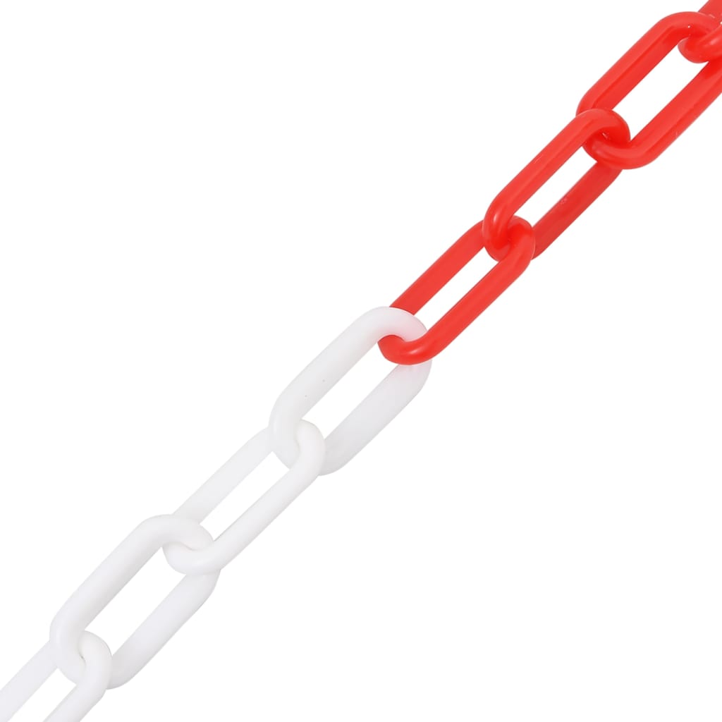 Catena Segnaletica Rossa E Bianca 100 M Ø4 Mm In Plastica