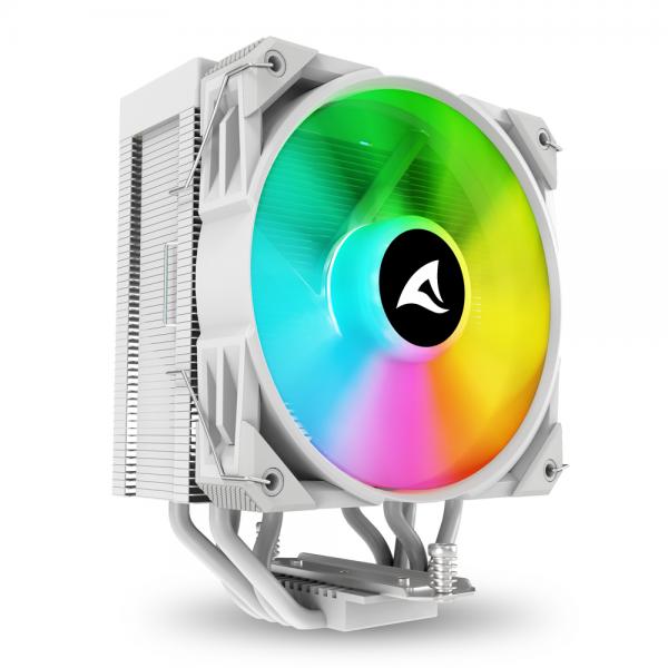 Sharkoon Dissipatore Ad Aria 1x 120mm Argb Pwm Fan, 4x Copper Pipes, Direct Touch, Tdp 220w, Effetto