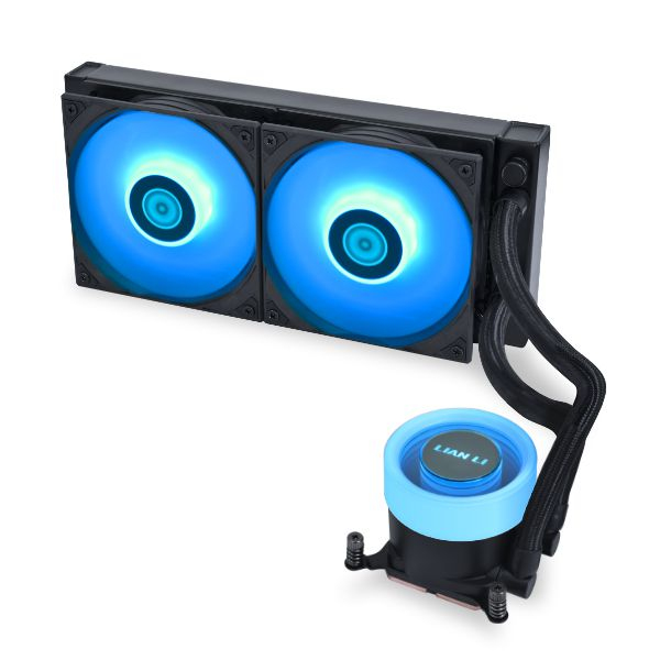 Lian Li Ga Ii Lite Processore Kit Di Raffreddamento A Liquido 12 Cm Nero (lian Li Galahad Ii Lite Aio 240mm Argb All In One Cpu Cooler - Black)