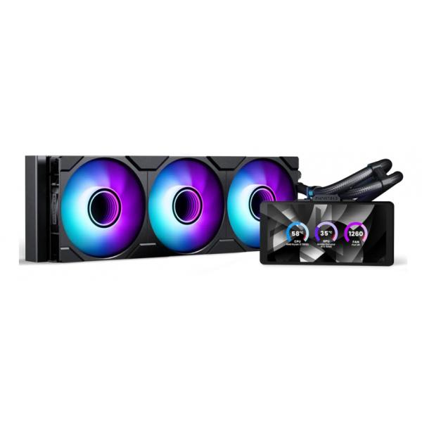 Phanteks Glacier One 360m25 Lcd Processore Raffreddatore Di Liquidi Tutto In Uno 12 Cm Nero 1 Pz (phanteks Glacier One 360 M25 Lcd Black Rgb All In O