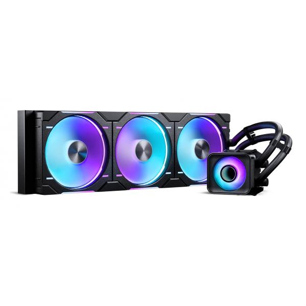 Phanteks Glacier One 420 D30 X2 Processore Raffreddatore Di Liquidi Tutto In Uno 14 Cm Nero 2 Pz (phanteks Glacier One D30 X2 420mm Black Rgb All in