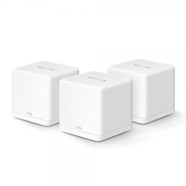 Mercusys Halo H60x DuaL-Band [2.4 Ghz/5 Ghz] WI-Fi 6 [802.11ax] Bianco 2 Interno (mercusys Halo H60x V1 - WI-Fi System - [3 Routers] - Up To 550 Sq.m