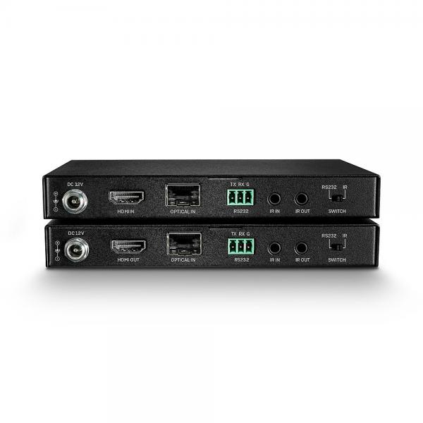 Lindy 38174 Moltiplicatore Av Trasmettitore E Ricevitore Av Nero (300m/1000m Fibre Optic Hdmi4k60 - Ir Rs232 Audio Extender) - Image 4