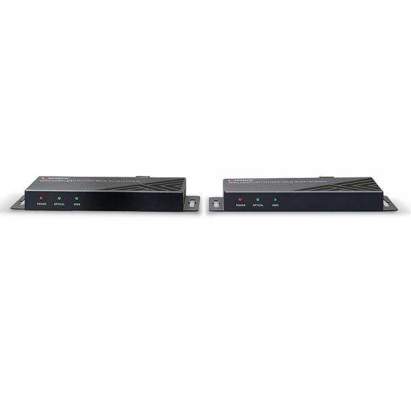 Lindy 38174 Moltiplicatore Av Trasmettitore E Ricevitore Av Nero (300m/1000m Fibre Optic Hdmi4k60 - Ir Rs232 Audio Extender) - Image 3