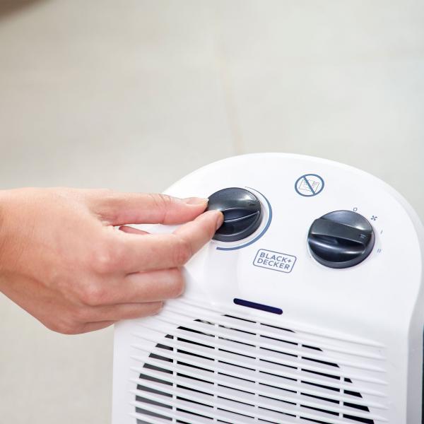 Black+decker Fan Heater 2in1 White - Image 3