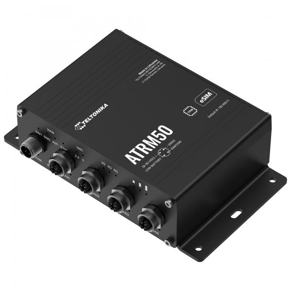 Atrm50 5g Router For - Transportation With M12 - Connectors, Dual Sim And Esim With Certificates En 45545-2 And En 50155 - Warranty: 24m
