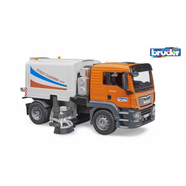 Bruder Man Tgs Truck Street Cleaning -
