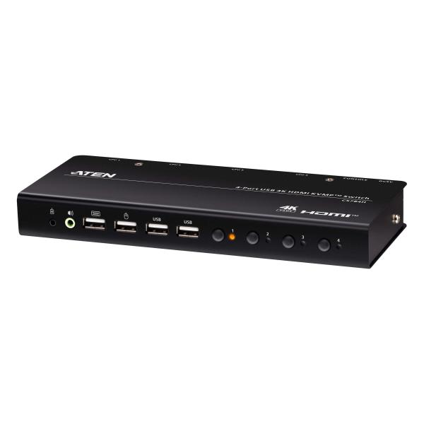 Aten It Cs784h 4-Port Usb 4k Hdmi Kvmp Switch
