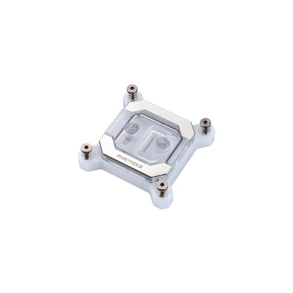 Phanteks Glacier Blocco Di Acqua (phanteks Glacier C370i Intel Cpu Water Block Acrylic Cover Rgb Led - White)