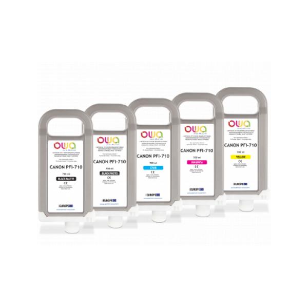 Remanufactured Cyan Ink PfI-710ã¿700mlã¿ã¿