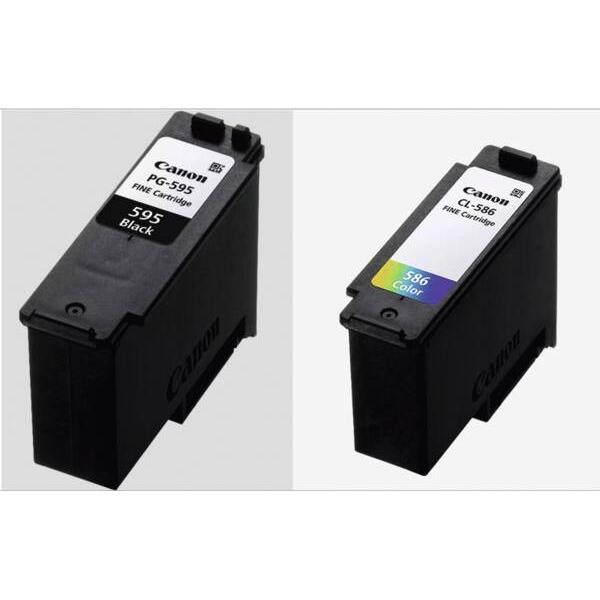 Canon Pg595/cl586 Pvp, Schwarz, Cyan, Magenta, Gelb, 6,7 Ml, 9,9 Ml, 2 Stück(e), Doppelpack