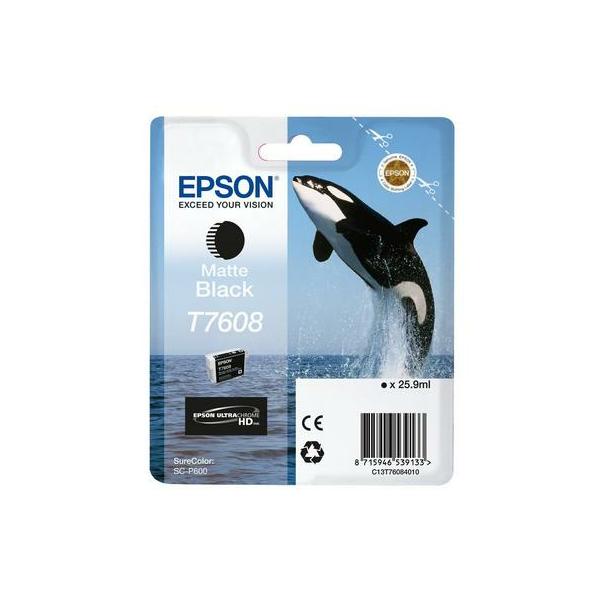 Epson T7608 - 25,9 Ml - Nero Opaco - Originale