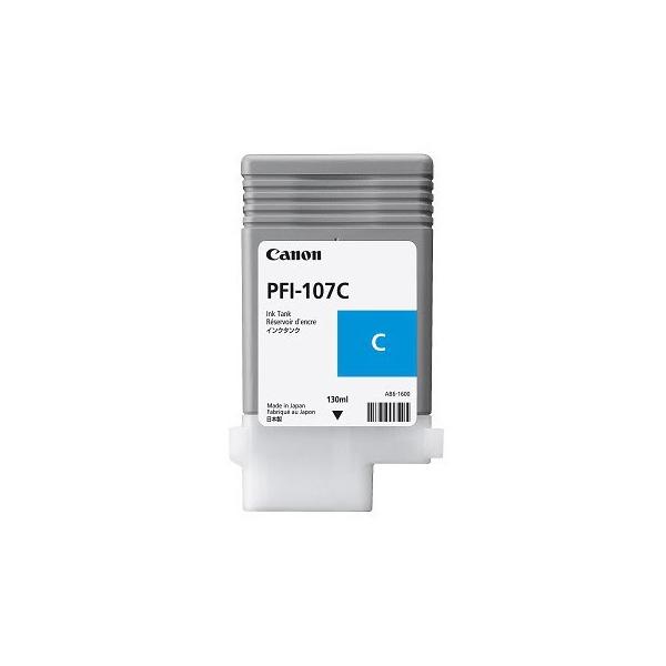 Canon PfI-107 C - 130 Ml - Ciano - Originale - Serbatoio D'inchiostro