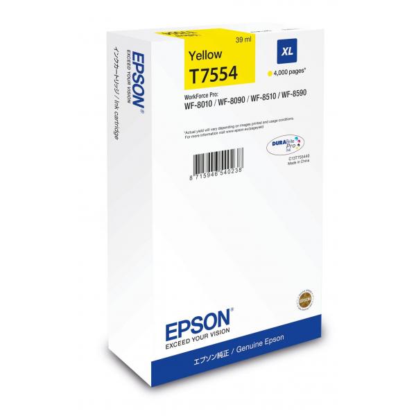 Epson T7554 - 39 Ml - Taglia Xl - Giallo - Originale
