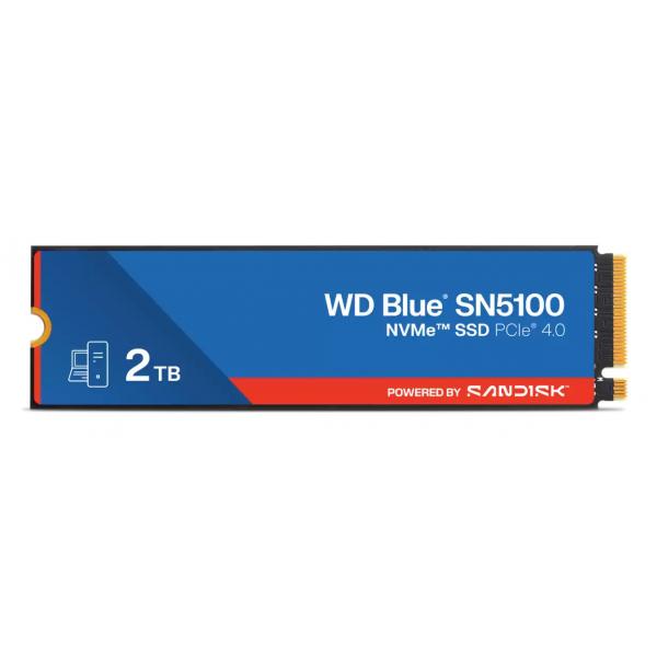 Wd Blue Sn5100 - Ssd - 2 Tb - Intern - M.2 2280 - Pcie 4.0 (nvme)