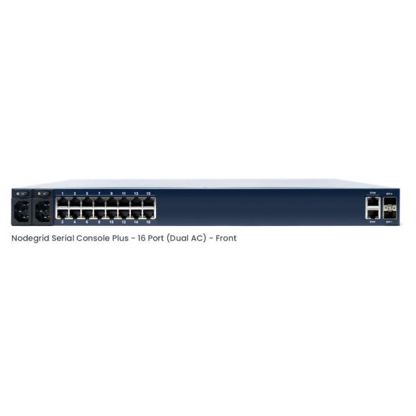 Nodegrid Serial Plus - Core - Edition. 16-Port Cisco - Rolled, 2-Core Cpu, 4gb Ddr4, 16gb Ssd, 2 Sfp, 2 Gbe, 2 Usb 3.0. Dual Ac Power, - Warranty: 24m
