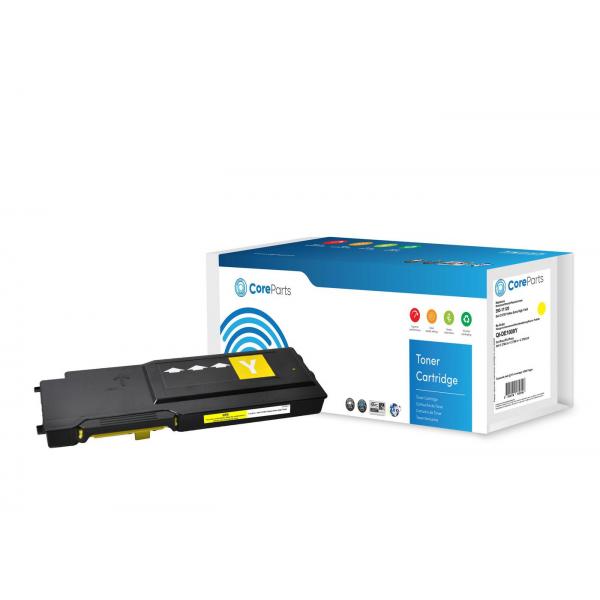 Coreparts QI-De1009y Cartuccia Toner 1 Pz Compatibile Giallo (toner Yellow 593-11120 - Pages: 9.000 - Dell C3760 Extra High Yield Series - Warranty: