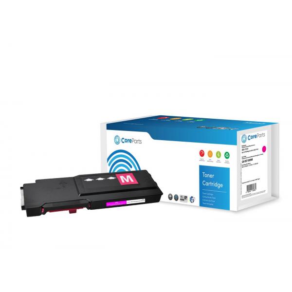 Coreparts QI-De1009m Cartuccia Toner 1 Pz Compatibile Magenta (toner Magenta 593-11121 - Pages: 9.000 - Dell C3760 Extra High Yield Series - Warranty