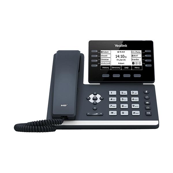 Yealink SiP-T53, IP-Telefon, Grau, Kabelgebundenes Mobilteil, Tisch/wand, Im Band, Außerhalb Des Bandes, SiP-Info, 8 Zeilen