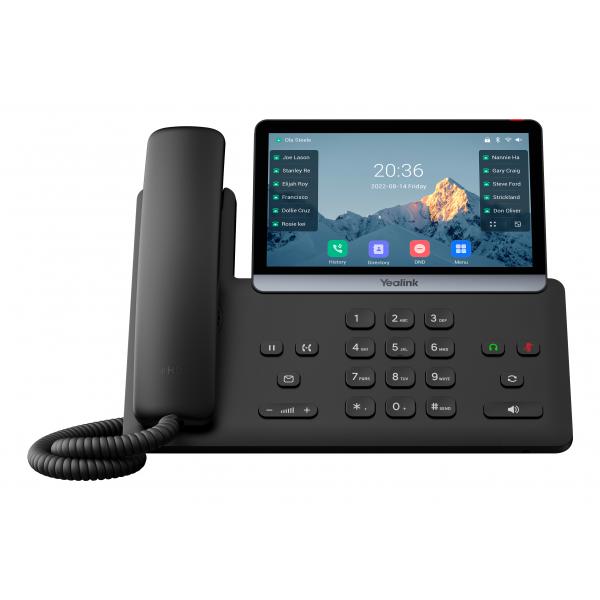 Yealink -SiP-T77u, IP-Telefon, Schwarz, Drahtgebundenes & Drahtloses Handgerät, Tisch/bank, 1000 Eintragungen, Tasten