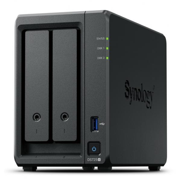 Synology Diskstation Ds725+ Nas Ryzen Embedded R1600 4 Gb Ddr4 Nero (synology Ds725+/24tB-Hat3310)
