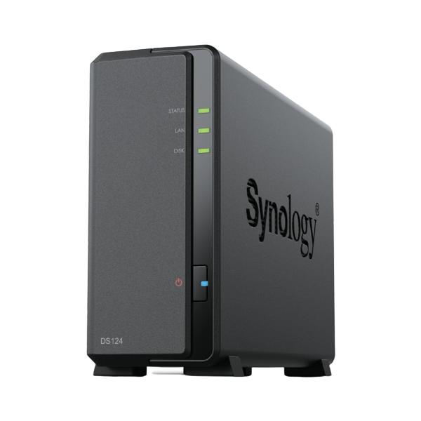 Synology Diskstation Ds124 Nas Desktop Realtek Rtd1619b 1 Gb Ddr4 12 Tb Hdd Diskstation Manager Nero (synology Ds124/12T-Hat3310)