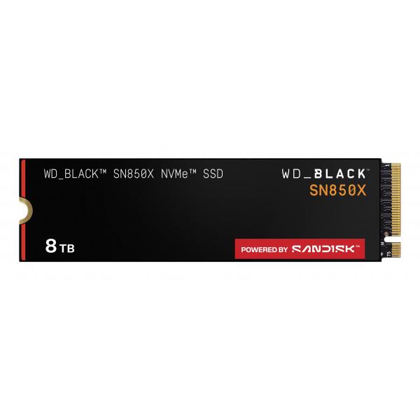 Western Digital Black Wds800t2x0E-00cdd0 Drives Allo Stato Solido 8 Tb M.2 Pci Express 4.0 Nvme