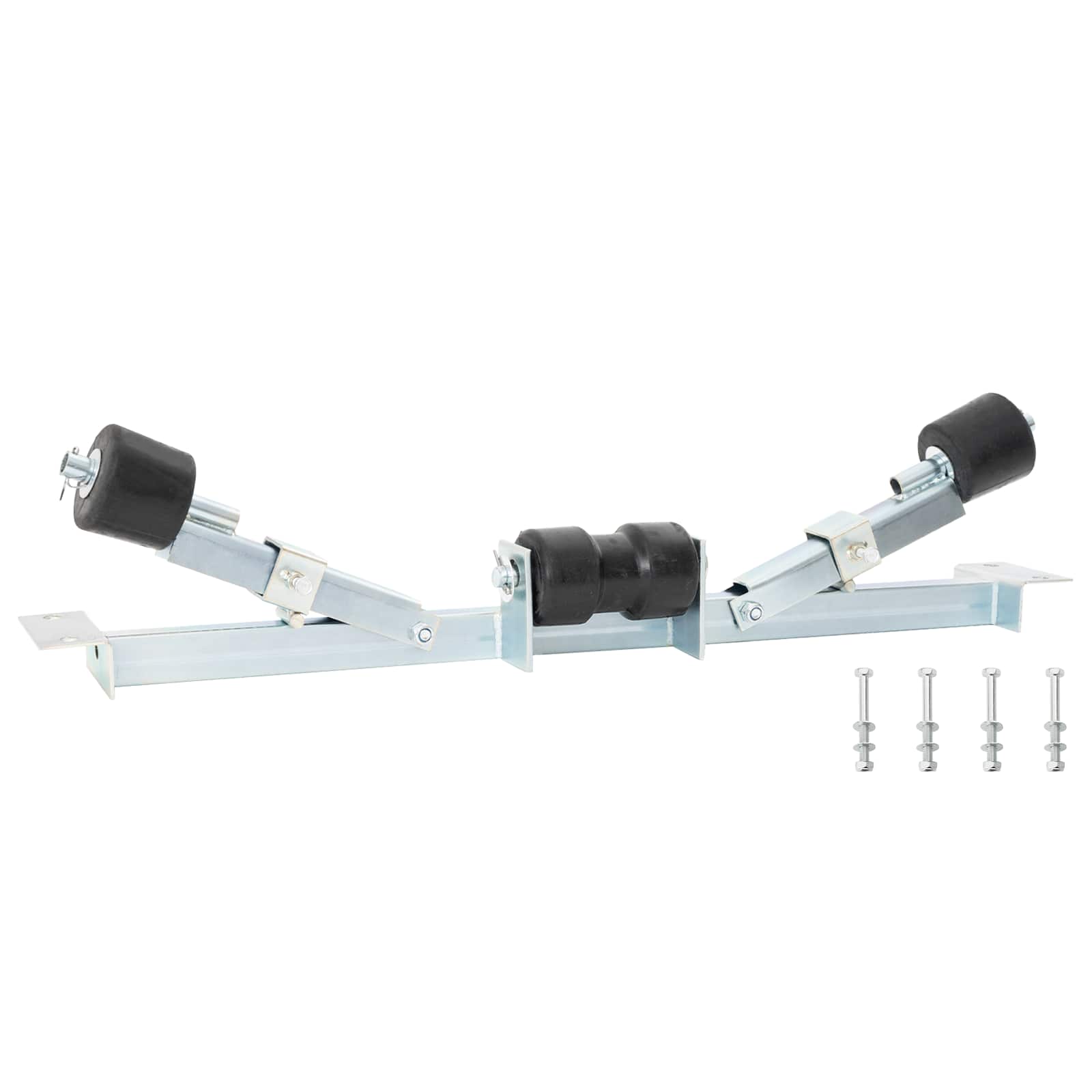 Boot Trailer Ondersteuning 90,5 X 12 X 32 Cm Zilver