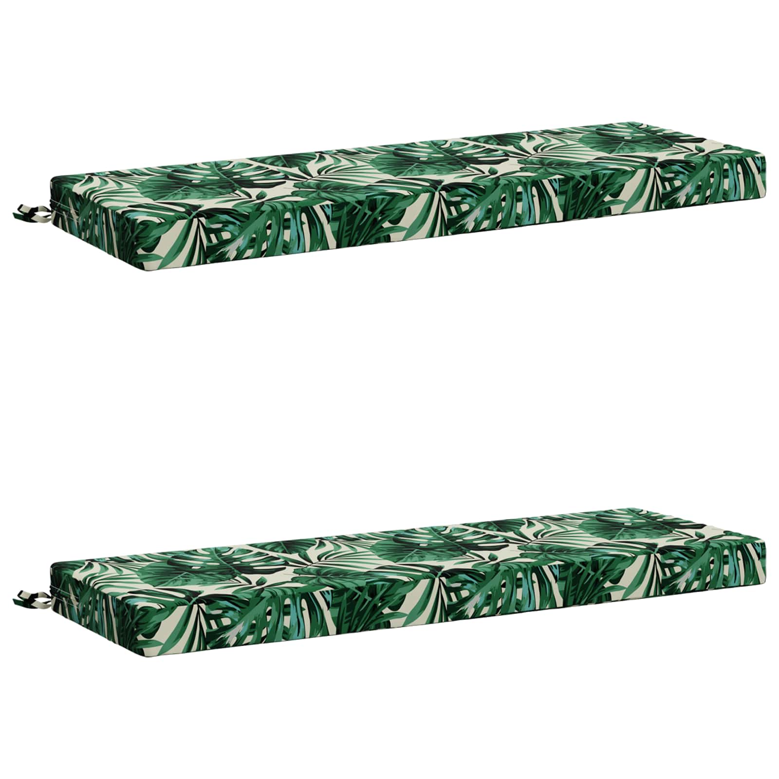 2-Delige Bankkussens Soest 2 St 100% Polyester Bladpatroon