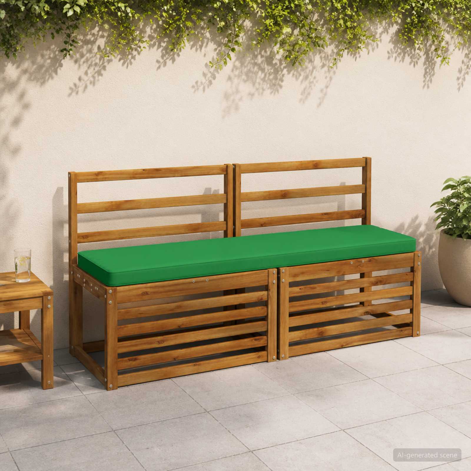 1-Delig Bankkussen Vught 100% Polyester Groen 150 X 40 X 5 cm